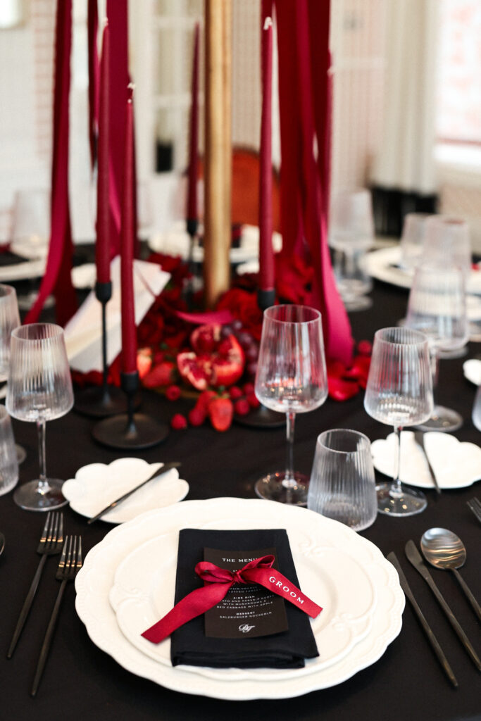 Hochzeitstisch für Gäste - Hotel Sacher, Salzburg, Wedding Planner Manuela Iliev